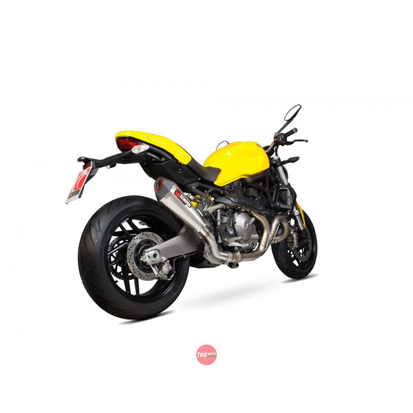Ducati Monster 821 2017-2020 Exhaust Slip On Serket Taper Brushed Stainless