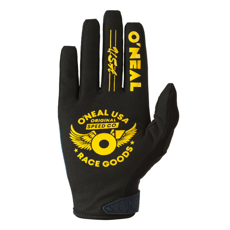 Oneal Mayhem Bullet V.22 Blue Yellow Size (09) Medium Off Road Gloves