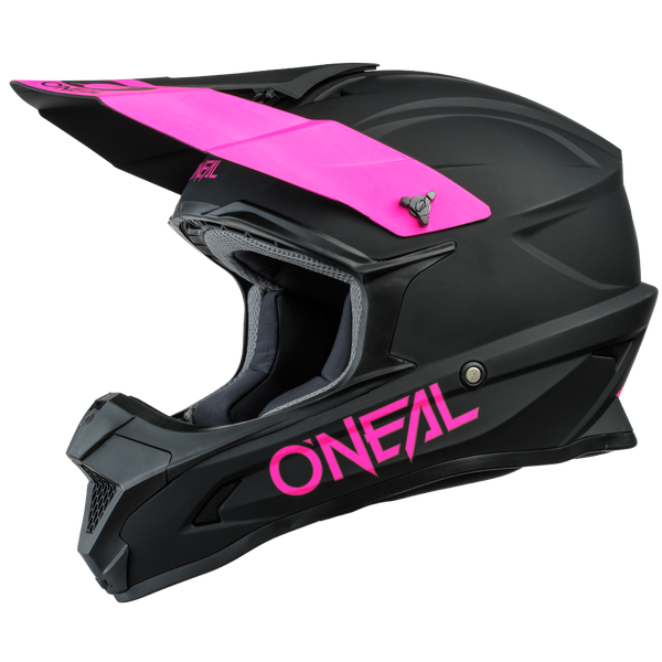O'Neal 1SRS Solid Black Pink Extra Large XL 61 62cm Helmet