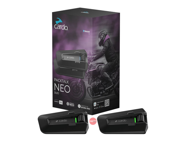 Cardo Packtalk NEO Dual 2x Bluetooth Mesh Helmet Intercom System