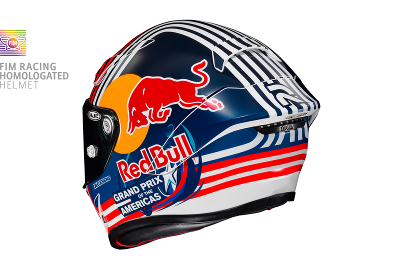 HJC RPHA 1 Red Bull Austin Gp MC21 Motorcycle Helmet Size XL 61cm