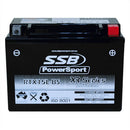 Super Start Motorcycle And Powersports Battery (Ytx15L-Bs) Agm 12V 13Ah 340Cca By Ssb High Performance