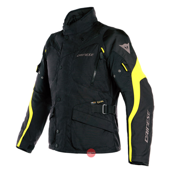 Dainese Tempest 2 D-Dry Textile Jacket Black Fluro Yellow 2XL