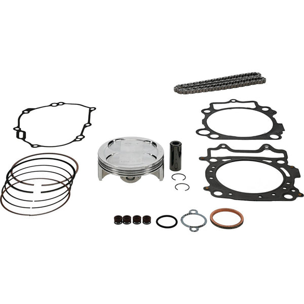 Vertex Top End Kit Piston Rings Pins Circlips Top End Gaskets & Cam Chain Yamaha YZ450F 2020 96.96MM