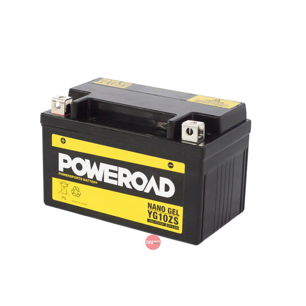 Poweroad Nano Gel Sealed Factory Activated Powersports Battery YG10-ZS
