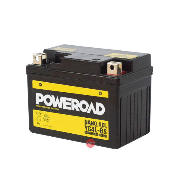 Poweroad Nano Gel Sealed Factory Activated Powersports Battery YG4L-BS