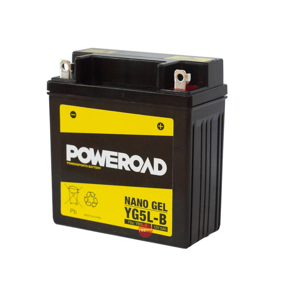 Poweroad Nano Gel Sealed Factory Activated Powersports Battery YG5-LB