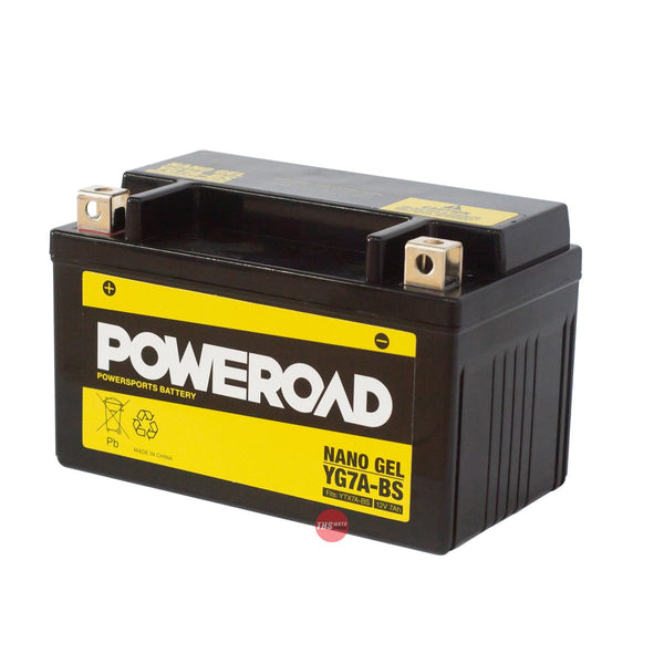 Poweroad Nano Gel Sealed Factory Activated Powersports Battery YG7A-BS
