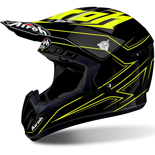 Airoh Helmet Spacer Yellow Gloss Switch Off-Road Large 59cm 60cm