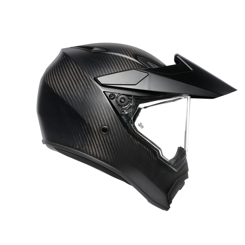 AGV AX9 Matt Carbon 57 MS Medium Small Black Helmet