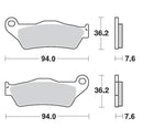 Moto Master Brake Pads Front Racing Gp For Gasgas Husaberg Husqvarna Ktm Sherco Yamaha