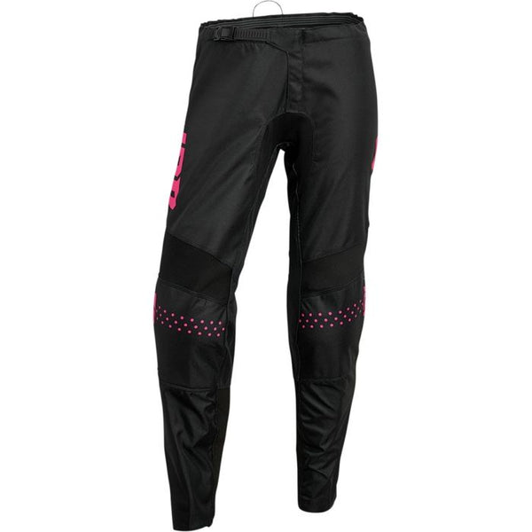Thor MX Pants S24 Sector Women Minimal Black pink 9/10