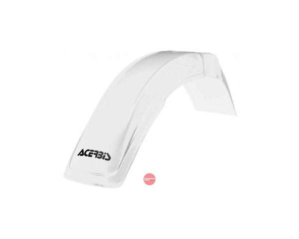 Acerbis MX Nost front mudguard white