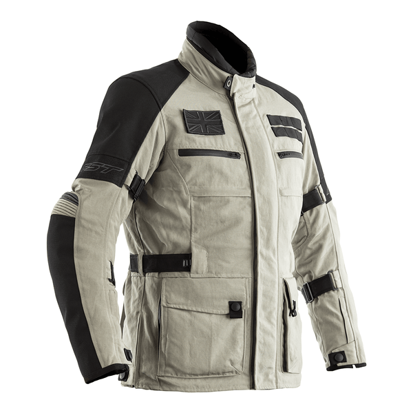 RST X-Raid CE Textile Jacket Magnesium Black 42 M Medium Size