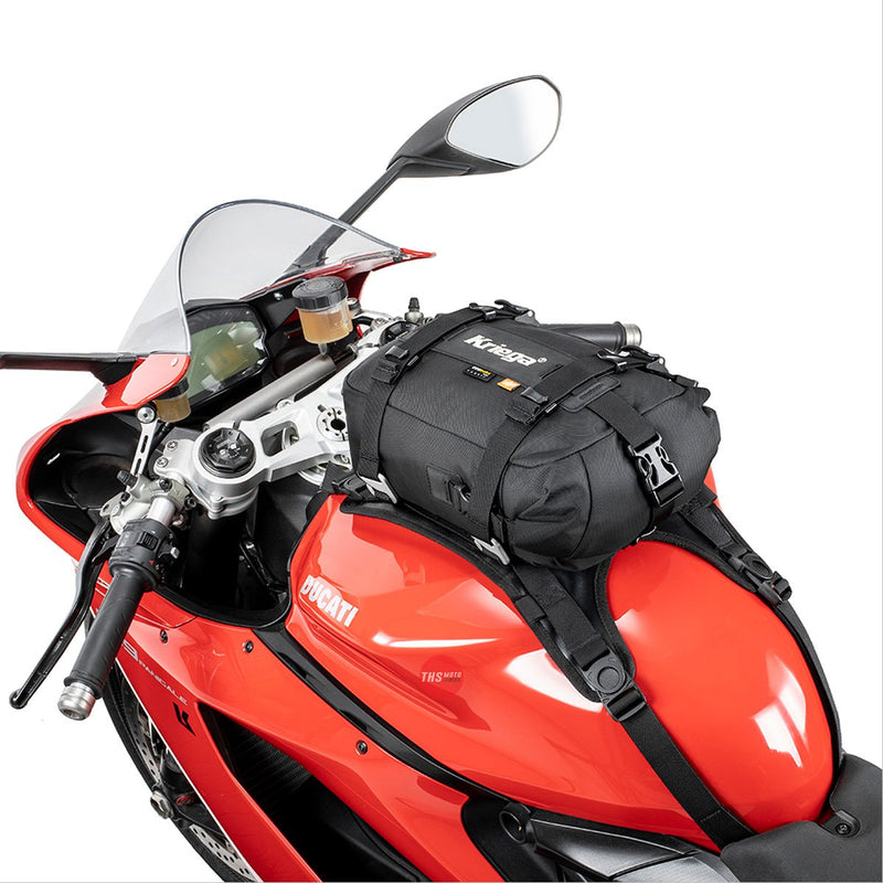 Kriega US-5 Drypack Sports Touring Motorcycle Pack Waterproof 5 Litre