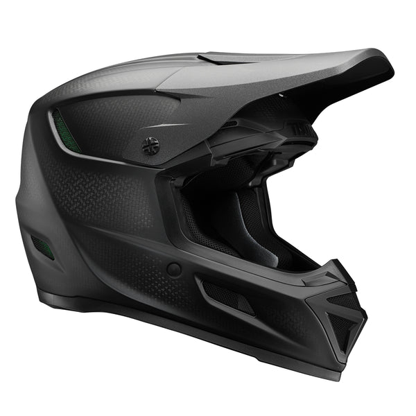Thor MX Helmet S25  Reflex Sport Carbon Stealth Black Large
