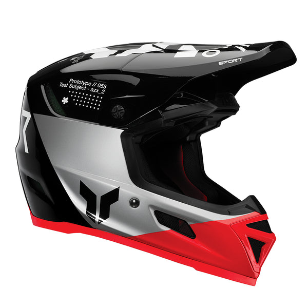 Thor MX Helmet S25  Reflex Sport Composite Strike Black Red XLarge