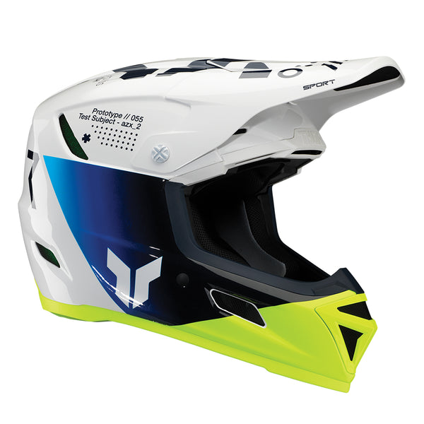 Thor MX Helmet S25  Reflex Sport Composite Strike Navy Acid Large