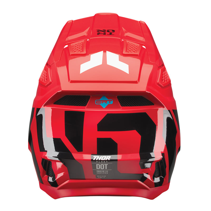 Thor MX Helmet S26  Fleet Forge Red Small