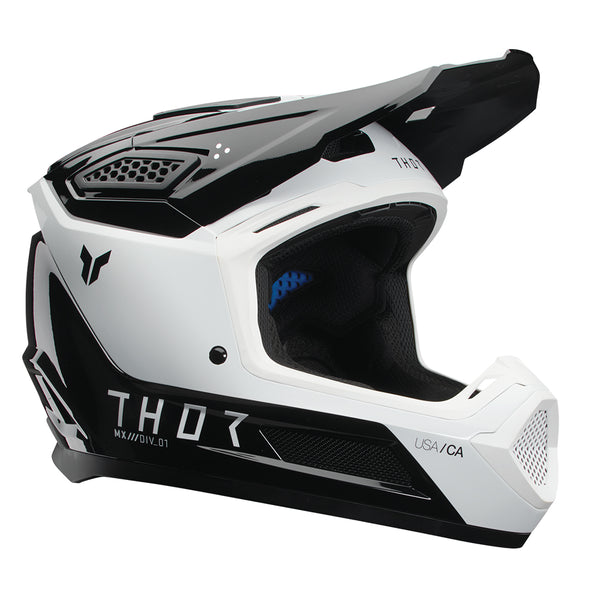 Thor MX Helmet S26  Fleet Storm Black White Small
