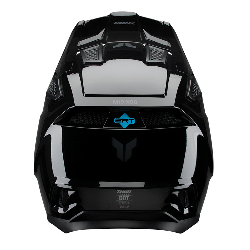 Thor MX Helmet S25  Fleet Gloss Black XS
