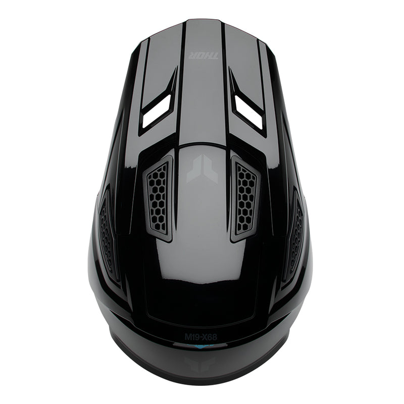 Thor MX Helmet S25  Fleet Gloss Black M
