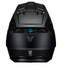 Thor Mx Helmet S27 THOR MX FLEET BLACKOUT MATTE BLACK S 0110-9382