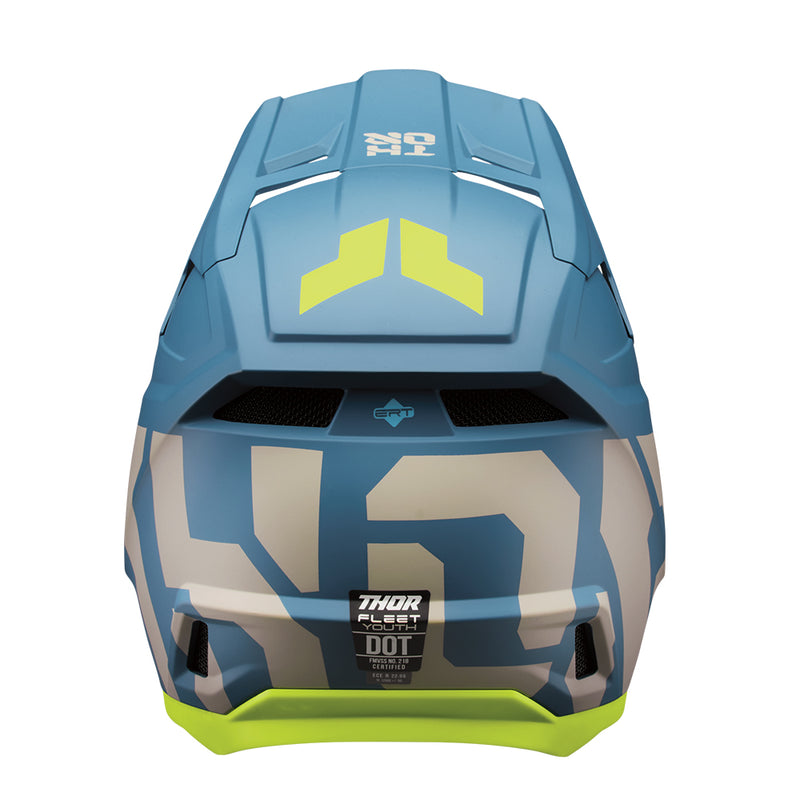 Thor MX Helmet S26  Fleet Forge Blue Youth Medium
