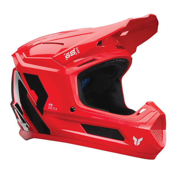 Thor MX Helmet S26  Fleet Forge Red Youth Small
