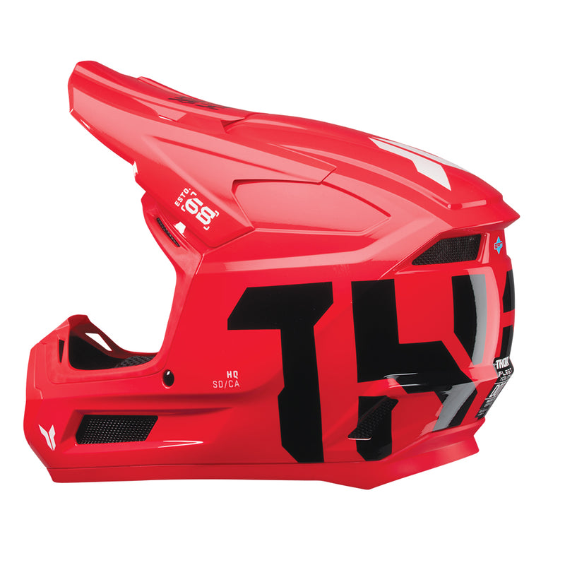 Thor MX Helmet S26  Fleet Forge Red Youth Large