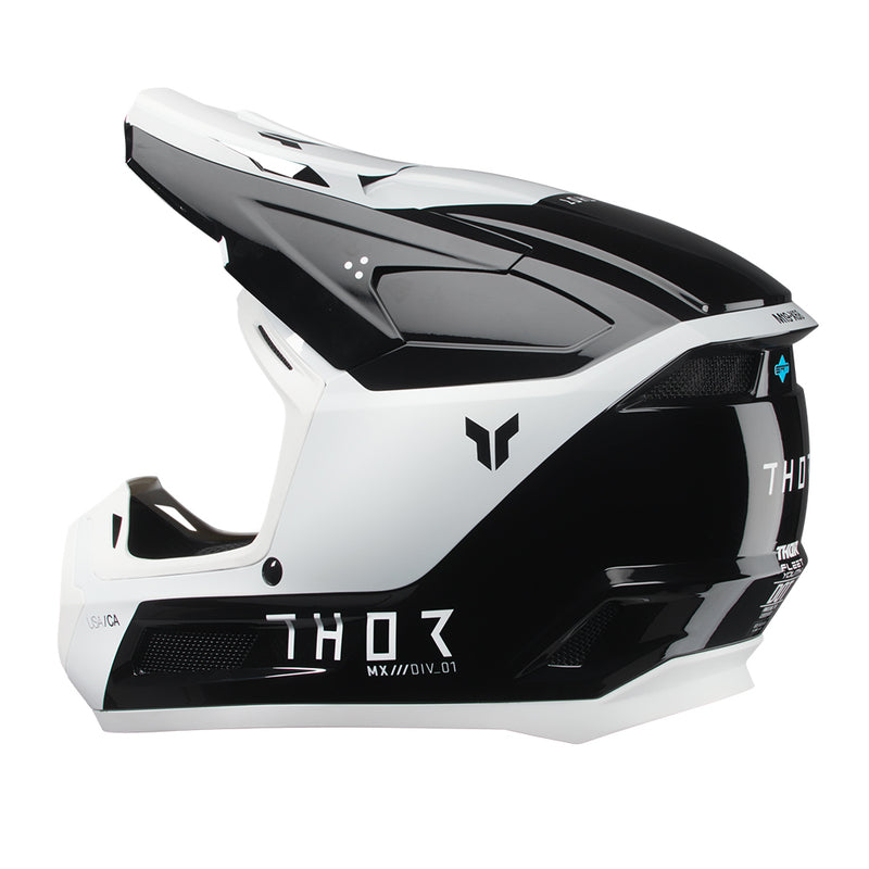 Thor MX Helmet S26  Fleet Storm Black White Youth Medium