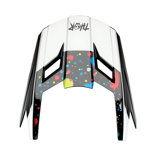 Thor MX Helmet Visor Kit S25  Fleet Splat Black Youth