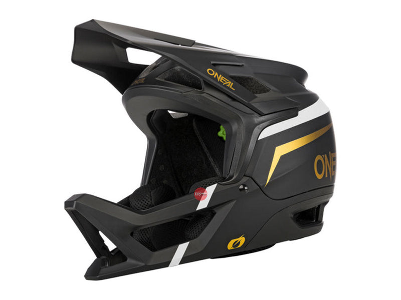 Oneal 22 Visor Transition Helmet Flash Black/white/gold xs-m