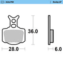 Moto Master Brake Pads Front And Rear Racing Gp GasGas 082812
