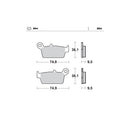 Moto Master Brake Pads Rear Nitro For GasGas 091821