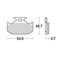Moto Master Brake Pads Rear Pro Sintered For Kawasaki 092211