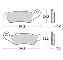 Moto Master Brake Pads Front Nitro Sport Aprilia Beta 093422