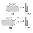 Moto Master Brake Pads Front Pro Sintered Can Am Yamaha 094211