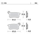 Moto Master Brake Pads Front And Rear Nitro GasGas 094621