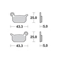 Moto Master Brake Pads Front And Rear Pro Sintered GasGas 094711