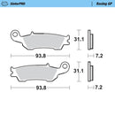 Moto Master Brake Pads Front Racing Gp Yamaha 094912