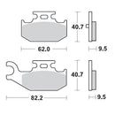 Moto Master Brake Pads Rear Pro Sintered Yamaha 096411