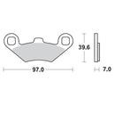 Moto Master Brake Pads Front And Rear Pro Sintered For Polaris 097511
