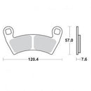 Moto Master Brake Pads Front Right Nitro Sintered 400 RANGER10-13 500 RANGER 08-11 700 06-11 098421