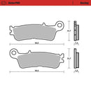 Moto Master Brake Pads Front Pro Sintered Yamaha 099811