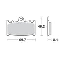 Moto Master Brake Pads Front Sinter Pro Racing Gp Supermotard 099912