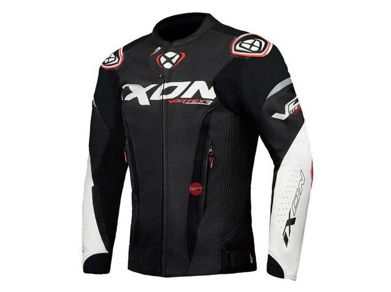 Ixon Vortex 3 Jacket Black White Road Jackets Size Large