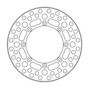 Moto Master Brake Disc Rear Vintage 220MM Kawasaki 110827