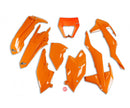UFO Plastics Kit KTM Exc 17-19 With Headlight Shroud Orange