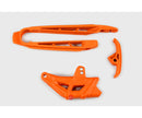 UFO KTM Kit Chain Guide/s-arm Slider Sx/sxf 07-10/EXCF 08-11 ( Orange 98-18)